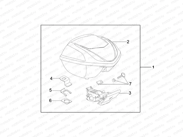 08L-70-04 KIT TOP BOX * R320P *