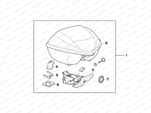 08L-71-02 KIT, TOP BOX