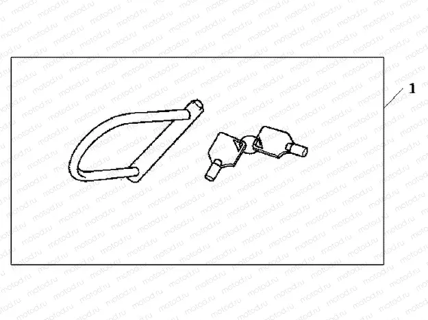 08M-53-01 HONDA U-LOCK