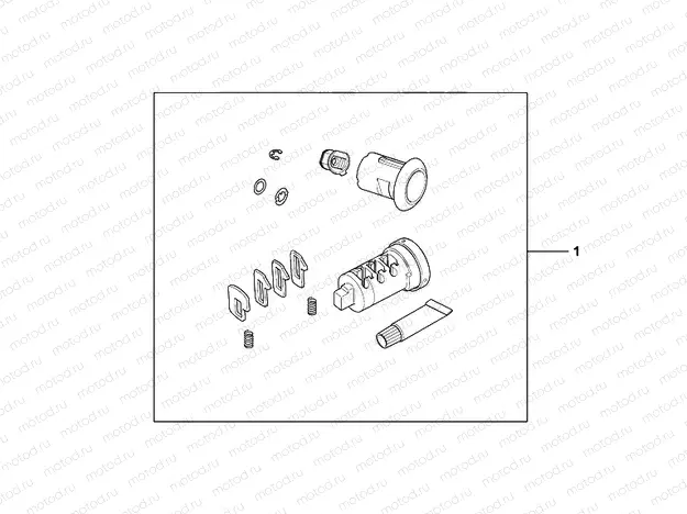 08M-70-01 KIT CYL SET 1KEY