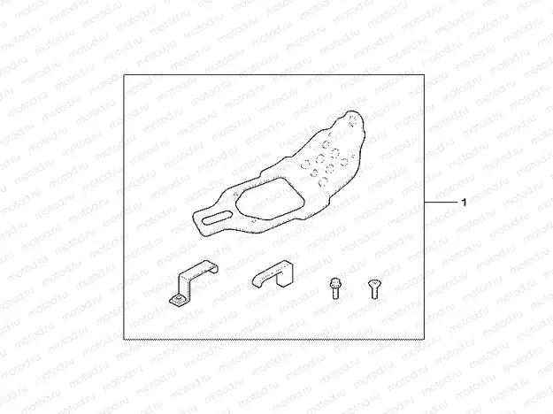 08P-51-02 ALUMINUM SKID PLATE