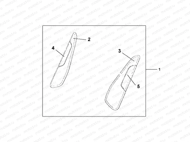 08P-59-01 KNEE PAD SET