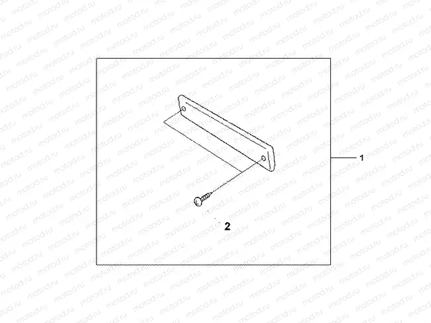 08P-60-01 PILLION BACKREST PAD
