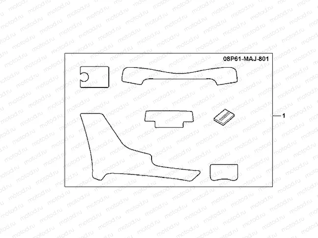 08P-61-03 SCUFF PAD SET