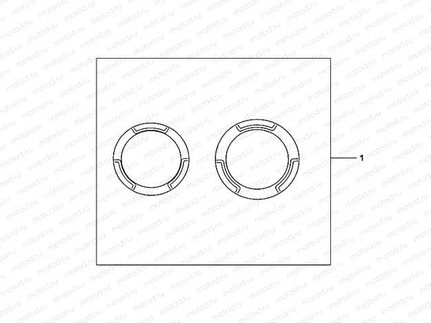08P-61-04 CRANCASE RING SET
