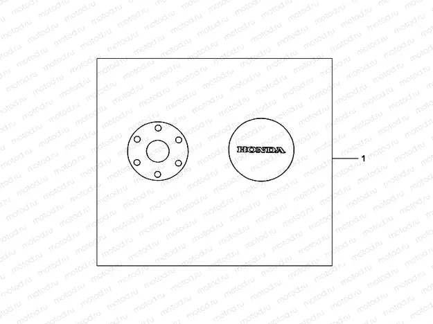 08P-61-08 CRANCASE COVER SET PB-324C