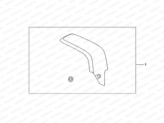 08P-69-02 CARBON FIBER EXHAUST GUARD