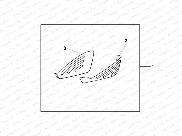 08P-69-02 PANNIER SCUFF PAD SET B