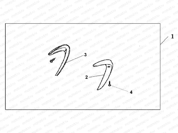 08P-73-04 SIDE VISOR - LOW