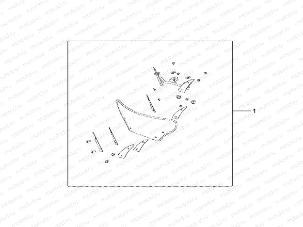 08R-80-01 BOULEVARD WINDSCREEN