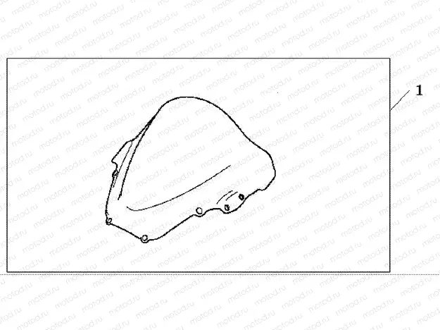 08R-80-01 HIGHWIND SCREEN