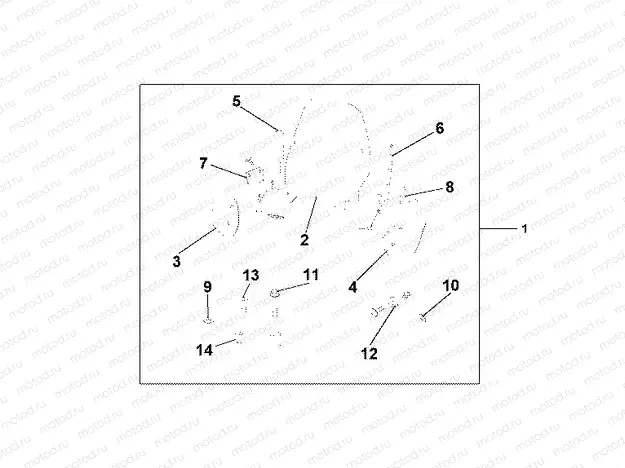 08R-80-01 WIND SHIELD
