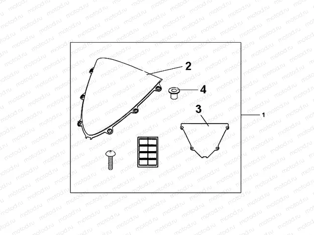 08R-80-01 WINDSCREEN