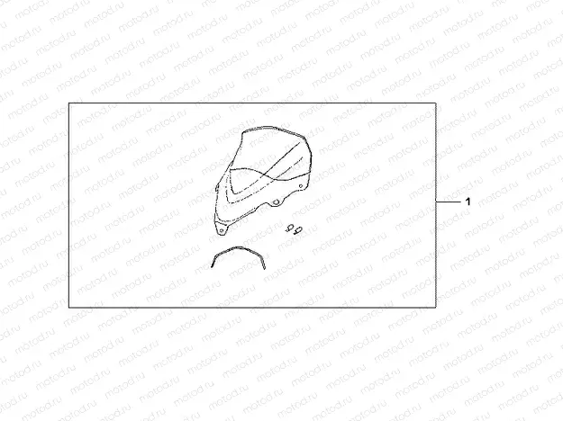 08R-80-01 WINDSCREEN