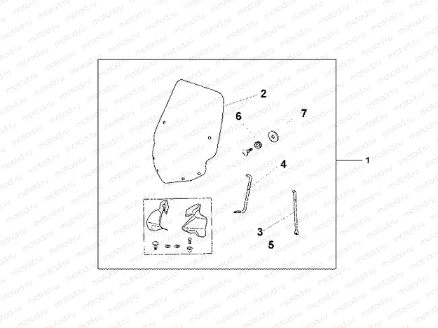 08R-80-01 WINDSHIELD