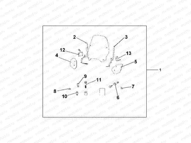 08R-80-01 WINDSHIELD