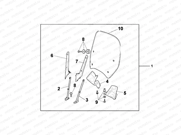 08R-80-01 WINDSHIELD