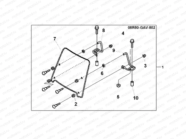 08R-80-01 WINDSHIELD SJ50 / 100