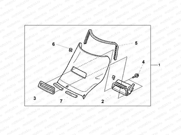 08R-80-02 WIND SHIELD KIT