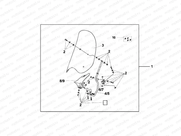 08R-80-03 WIND SHIELD