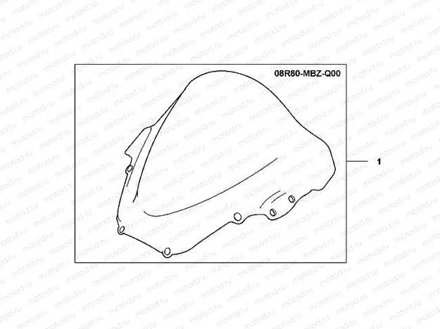 08R-80-04 HIGHWIND SCREEN