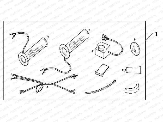 08T-50-01 GRIP HEATER SS / ON-OF