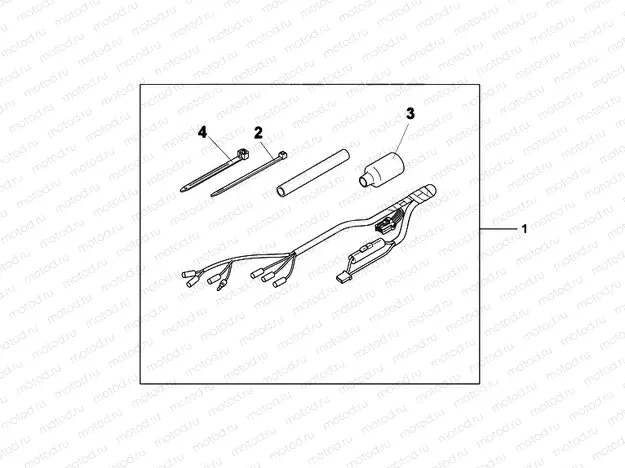 08T-70-01 HEATED GRIP ATT KIT