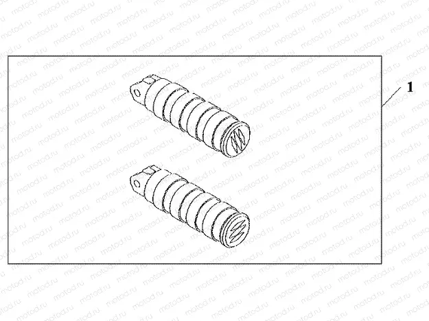 08U-69-01 RIDER FOOT PEG R&L
