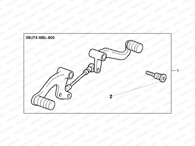 08U-74-01 SEESAW CHG PEDAL
