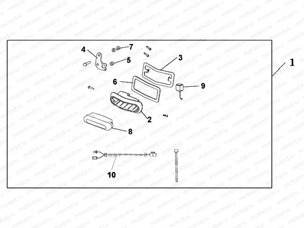 08V-35-01 REAR FOG LIGHT SET