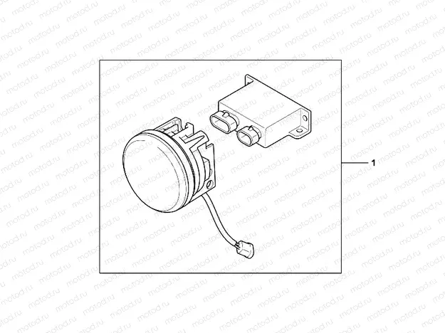 08V-72-01 KIT, FR LED FOG LA