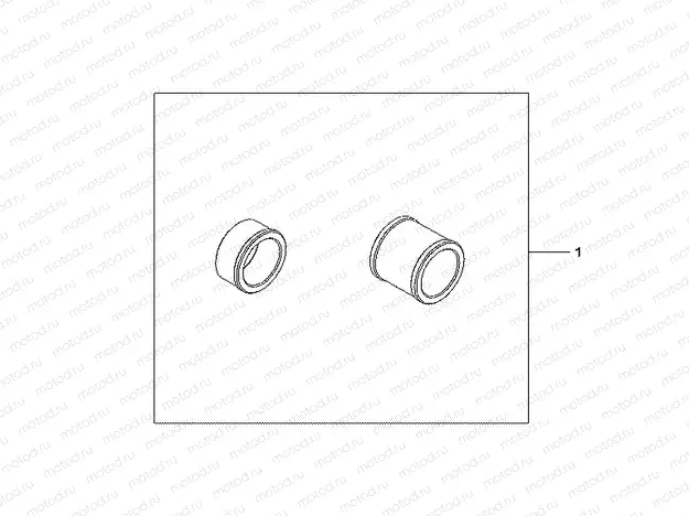 08W-45-01 FRONT WHEEL COLLAR RH / LH