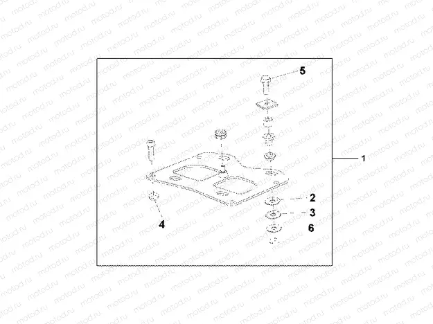 08Z-51-01 REAR CARRIER BRACKET