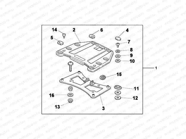 08Z-70-01 TOP BOX BRACKET