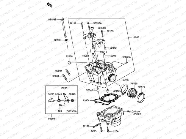 1 - CYLINDER HEAD