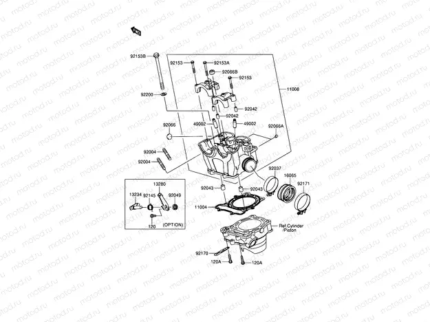 1 - CYLINDER HEAD