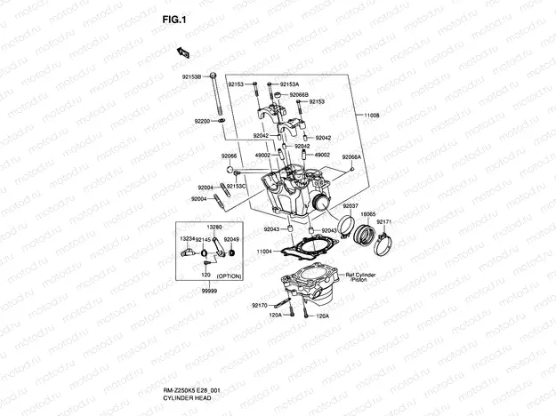 1 - CYLINDER HEAD