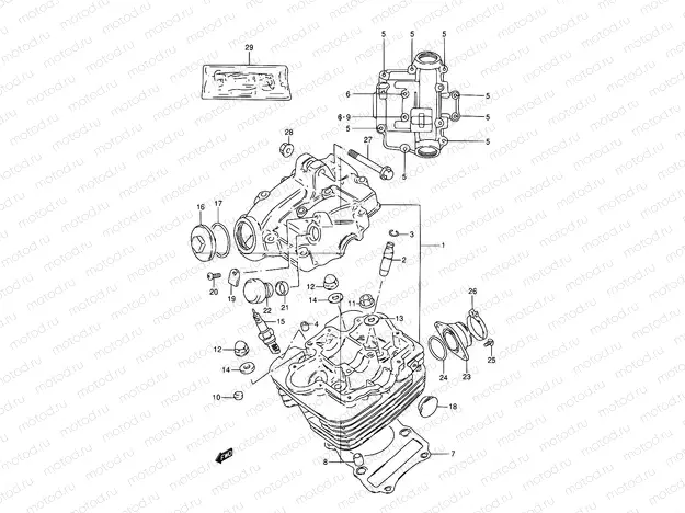 1 - CYLINDER HEAD