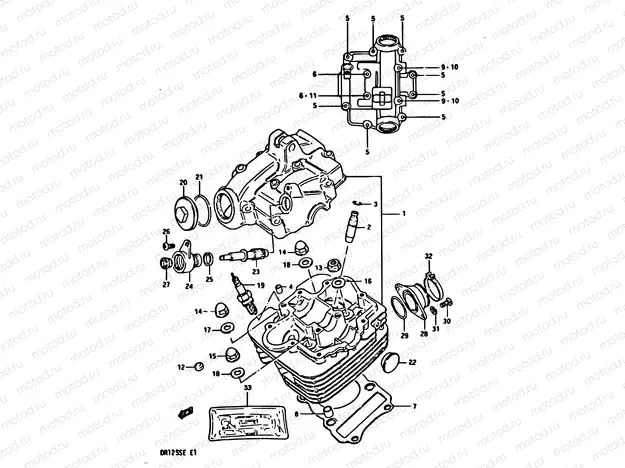 1 - CYLINDER HEAD