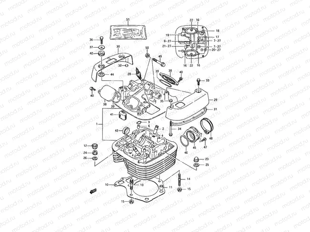 1 - CYLINDER HEAD