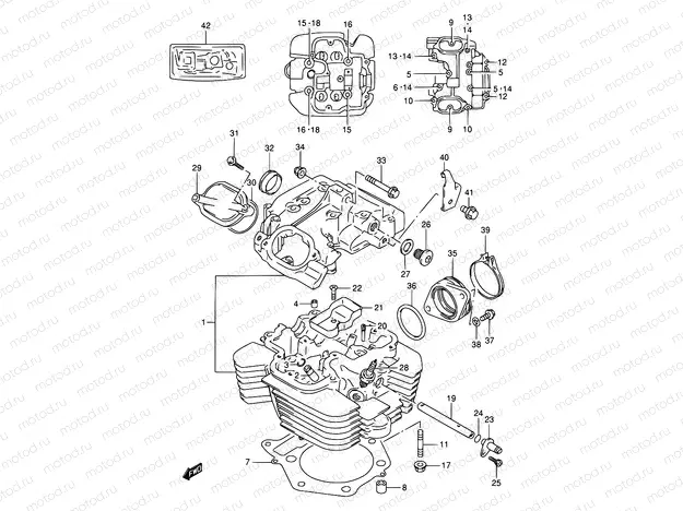 1 - CYLINDER HEAD
