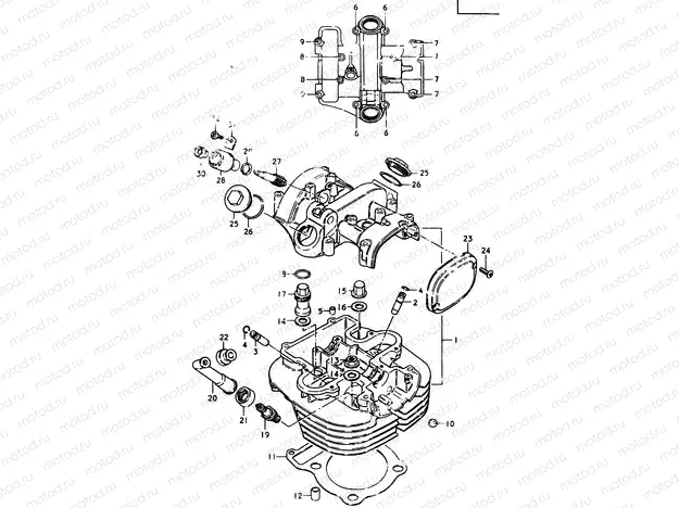 1 - CYLINDER HEAD