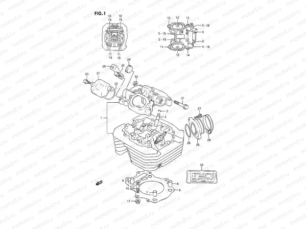 1 - CYLINDER HEAD