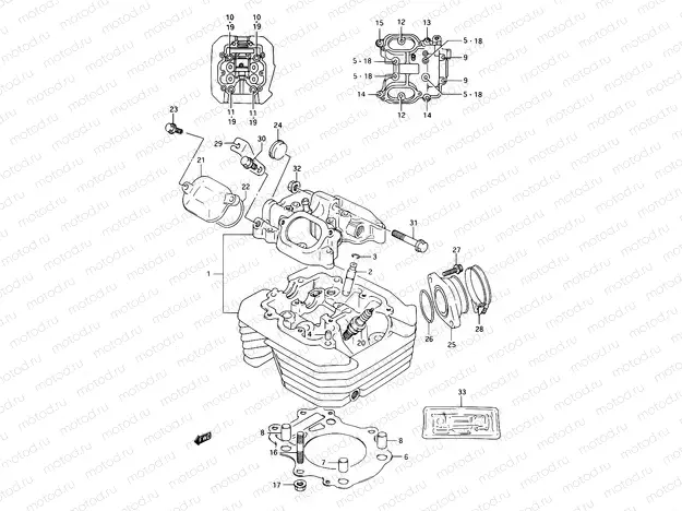 1 - CYLINDER HEAD