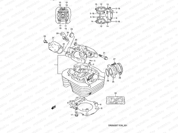 1 - CYLINDER HEAD