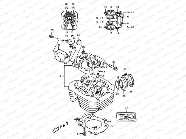 1 - CYLINDER HEAD