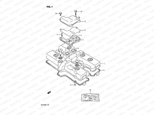 1 - CYLINDER HEAD COVER