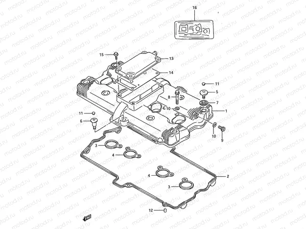 1 - CYLINDER HEAD COVER