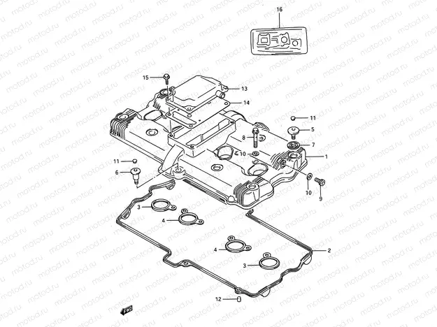 1 - CYLINDER HEAD COVER