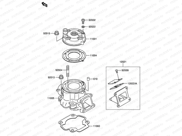 1 - CYLINDER HEAD/CYLINDER